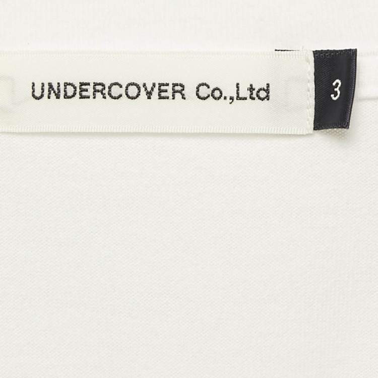 Pre Owned Undercover White Graphic Print Cotton Crew Neck T-Shirt M/L