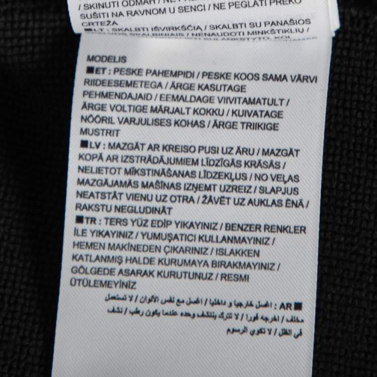 Pre Owned هودي نايك × أندركوفر ألياف صناعية أسود طباعة شعار الماركة مقاس وسط ( ميديوم )