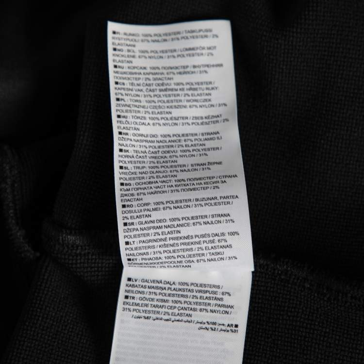 Pre Owned هودي نايك × أندركوفر ألياف صناعية أسود طباعة شعار الماركة مقاس وسط ( ميديوم )