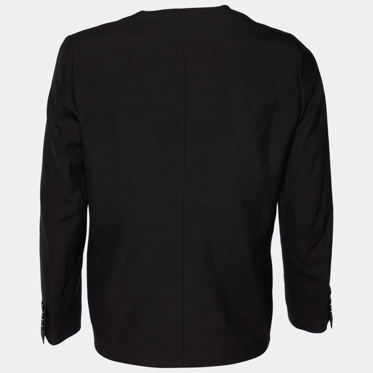 Pre Owned Undercover Black Wool V-Neck Pullover Jacket M