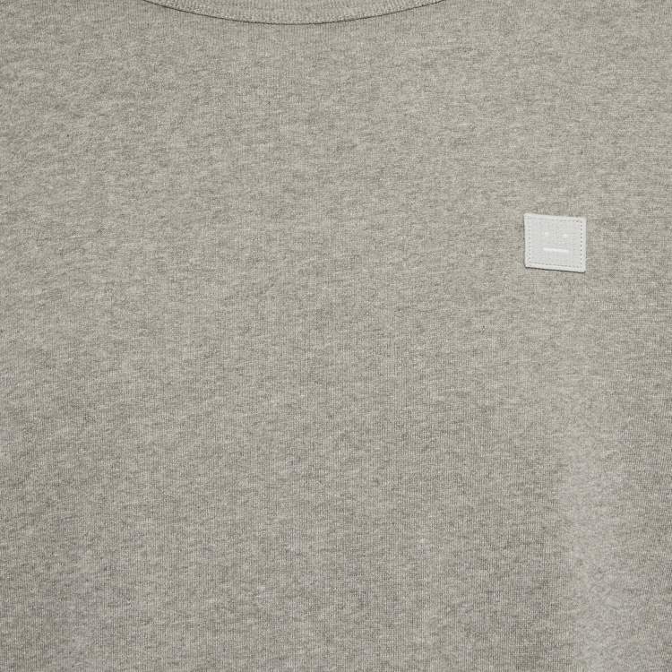Pre Owned Acne Studios Grey Cotton Crewneck Sweatshirt L