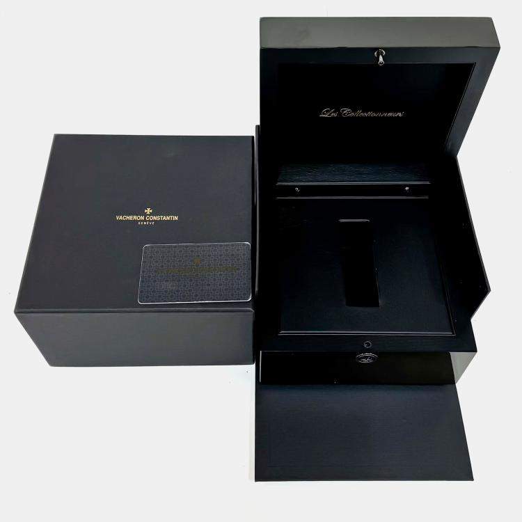 Pre Owned Vacheron Constantin Silver 18k White Gold Patrimony 4000U/000G-B112 Automatic Men's Wristwatch 42 mm