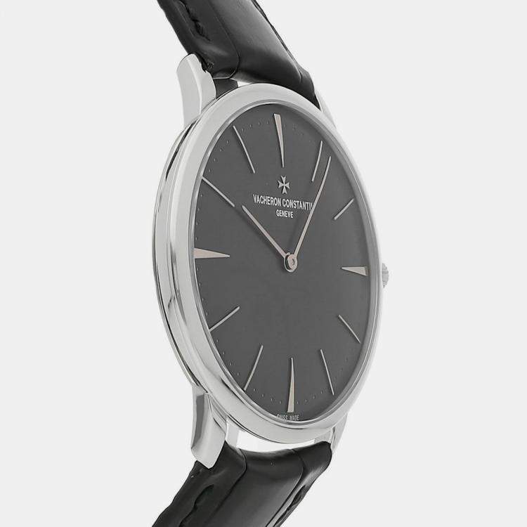 Pre Owned Vacheron Constantin Patrimony Grand Taille 81180/000P-9539 Manual Winding Men's Wristwatch 40MM