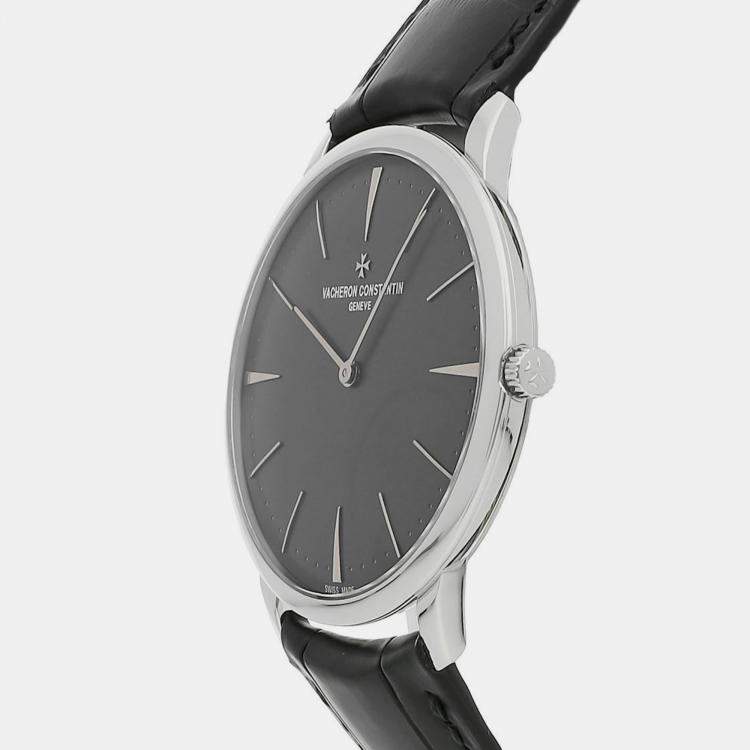 Pre Owned Vacheron Constantin Patrimony Grand Taille 81180/000P-9539 Manual Winding Men's Wristwatch 40MM