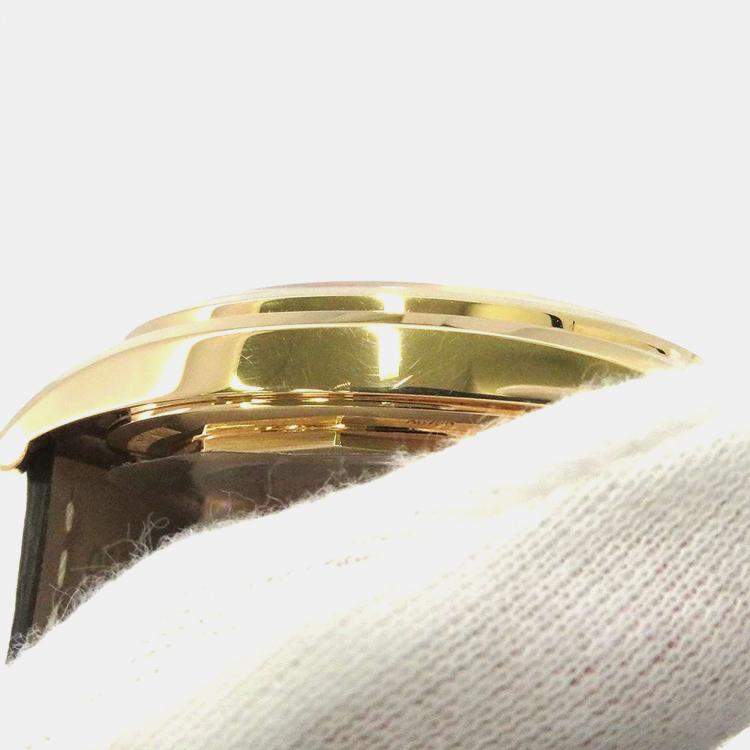 Pre Owned Vacheron Constantin Brown Rose gold Fiftysix 4600E/000R-B576 Automatic Men's Wristwatch 40mm