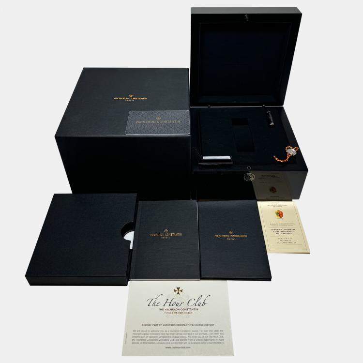 Pre Owned Vacheron Constantin Overseas Perpetual Calendar Ultra-Thin 4300V/120R-B547 Automatic Men's Wristwatch 41 MM