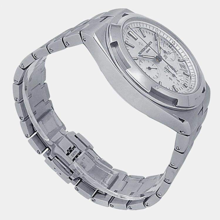 Pre Owned Vacheron Constantin Overseas 5500V/110A-B075 Automatic Silver Stainless Steel Men's Wristwatch 42.5 mm