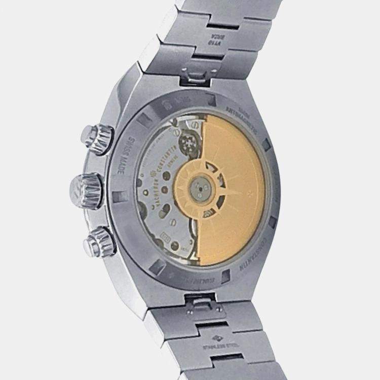 Pre Owned Vacheron Constantin Overseas 5500V/110A-B075 Automatic Silver Stainless Steel Men's Wristwatch 42.5 mm
