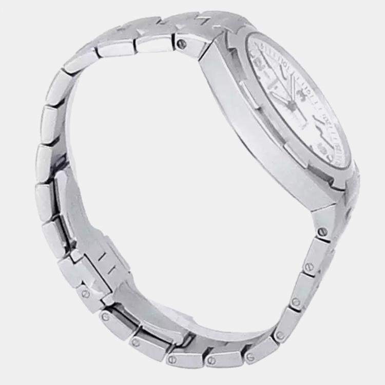 Pre Owned Vacheron Constantin Overseas 47040/B01A-9093 Automatic Silver Stainless Steel Men's Wristwatch 43 mm