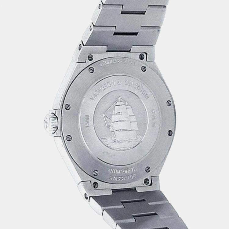 Pre Owned Vacheron Constantin Overseas 47040/B01A-9093 Automatic Silver Stainless Steel Men's Wristwatch 43 mm