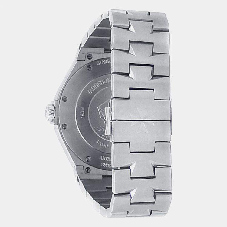 Pre Owned Vacheron Constantin  Overseas 47040/B01A-9093 Automatic Silver Stainless Steel Men's Wristwatch 43 mm