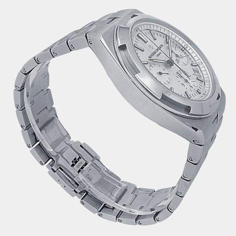 Pre Owned Vacheron Constantin Overseas 5500V/110A-B075 Automatic Silver Stainless Steel Men's Wristwatch 42.5 mm