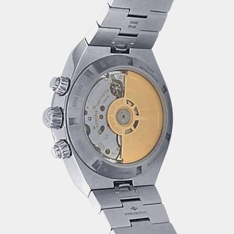 Pre Owned Vacheron Constantin Overseas 5500V/110A-B075 Automatic Silver Stainless Steel Men's Wristwatch 42.5 mm