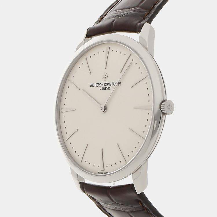Pre Owned Pre-Owned Vacheron Constantin Patrimony 81180/000G-9117 Manual Winding Men's Watch 40 mm