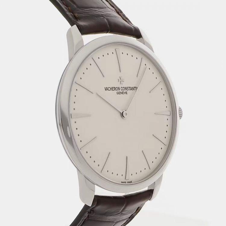 Pre Owned Pre-Owned Vacheron Constantin Patrimony 81180/000G-9117 Manual Winding Men's Watch 40 mm