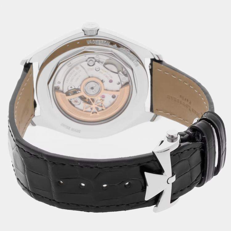 Pre Owned Vacheron Constantin Fiftysix 4600E/000A-B487 Automatic Blue Dial Stainless Steel Wristwatch 40mm