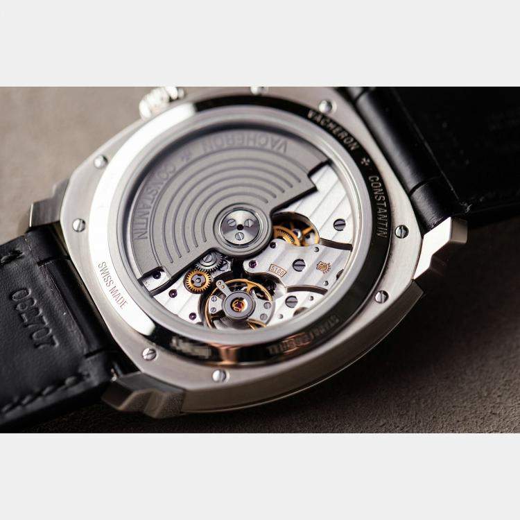 Pre Owned Vacheron Constantin Quai de l'Ile 4500S/000A-B196 Automatic Black Dial Stainless Steel Wristwatch 41mm