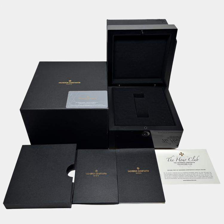 Pre Owned Pre-Owned Vacheron Constantin Overseas 4500V/000R-B127 Silver Automatic 18k Rose Gold Men's Wristwatch 41 MM