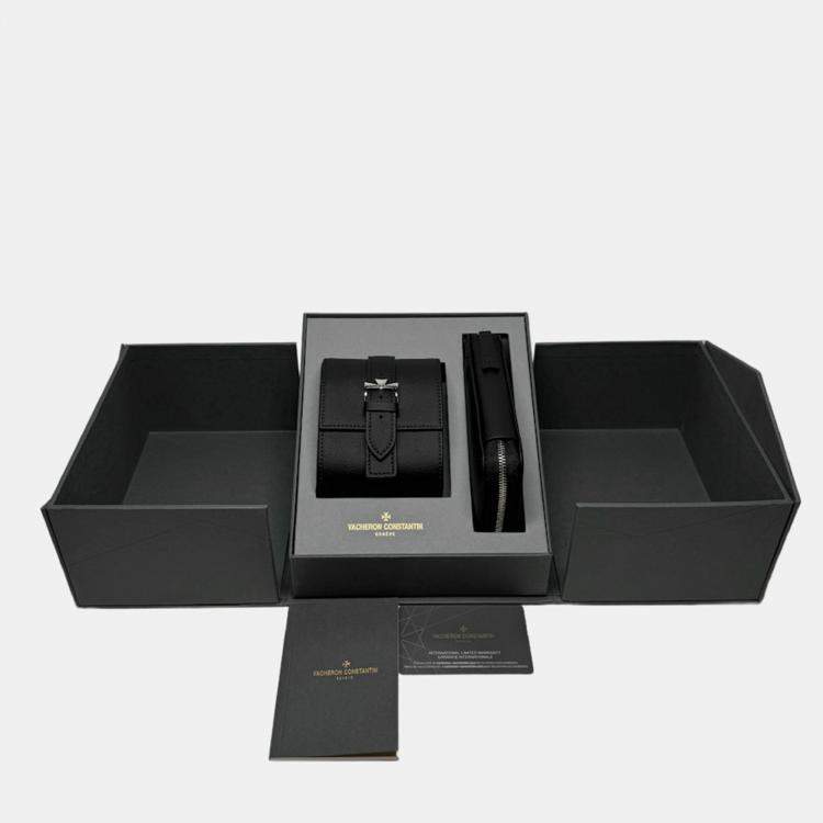 Pre Owned Pre-Owned Vacheron Constantin Fiftysix Complete Calendar 4000E/000R-B438 Silver Automatic 18k Rose Gold Men's Wristwatch 40 MM