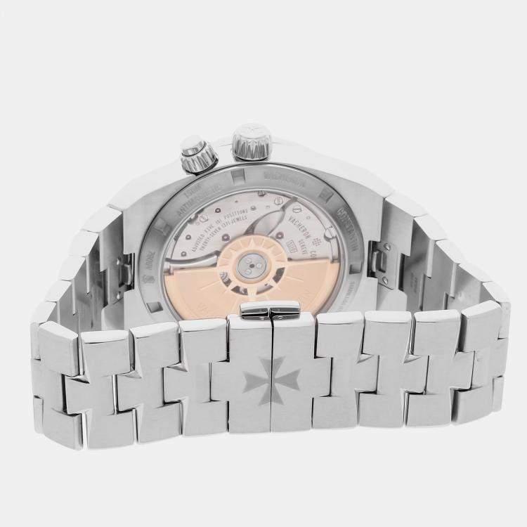 Pre Owned Pre-Owned Vacheron Constantin Overseas Dual Time 7900V/110A-B546 Black  Automatic Stainless Steel  Men's Wristwatch 41 MM