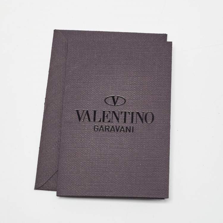 Pre Owned Valentino Black/Metallic Camouflage Fabric and Leather VLogo Backpack