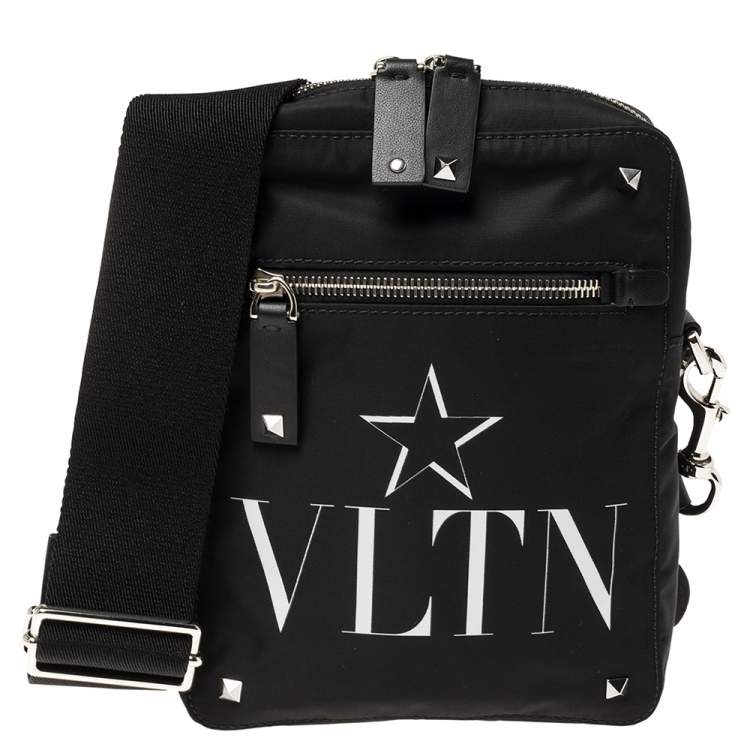 Valentino Black Nylon VLTNSTAR Crossbody Bag Valentino | The Luxury Closet