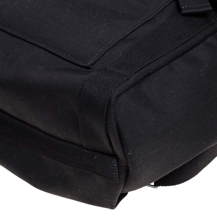 Pre Owned Valentino Black Nylon VLTN Backpack