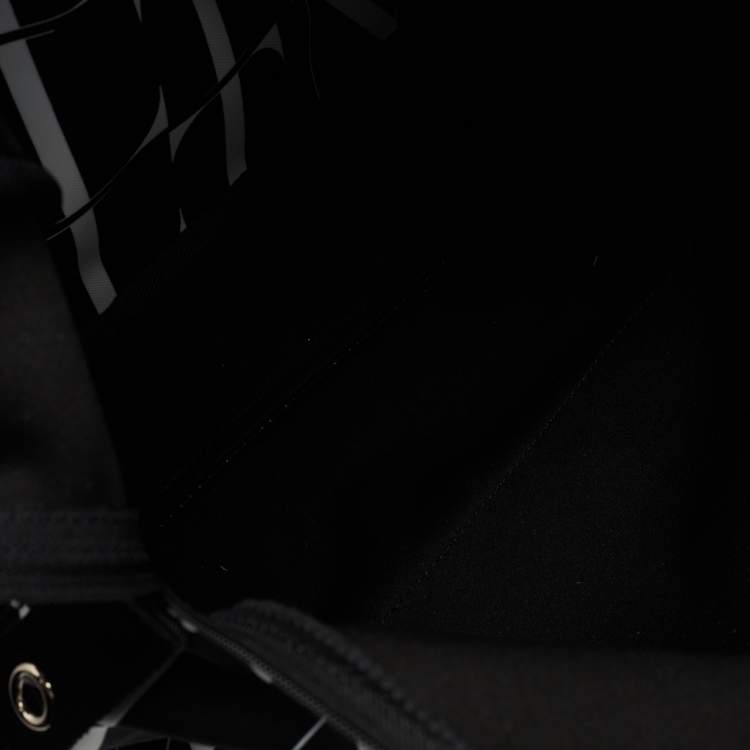 Pre Owned Valentino Black Canvas VLTN Backpack