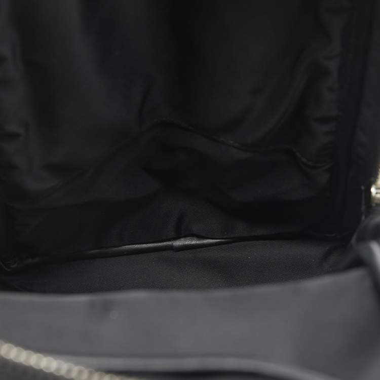 Pre Owned Valentino Black Nylon Rockstud VLTN Crossbody Bag