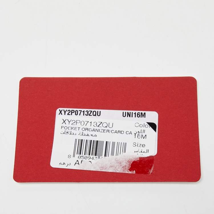 Pre Owned Valentino Blue Leather VLOGO Card Case