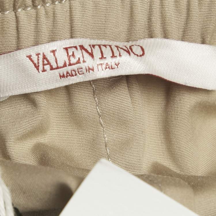 مملوكة مسبقًا شورت فالنتينو قطن بيج مقاس متوسط