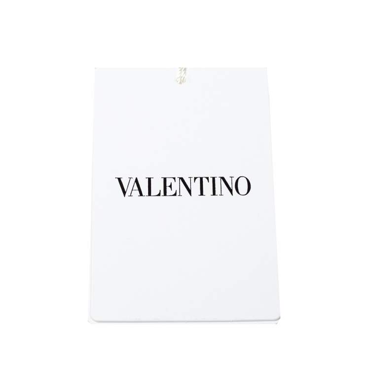 مملوكة مسبقًا Valentino White Cotton Button Front Shirt S