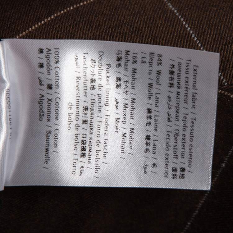 Pre Owned Valentino Navy Blue Wool Straight Fit Formal Pants XS