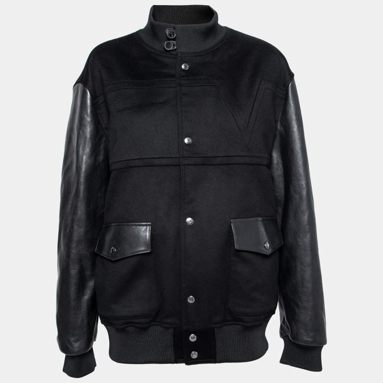 Valentino Black Wool Button Front Jacket XL (IT 52) Valentino | TLC