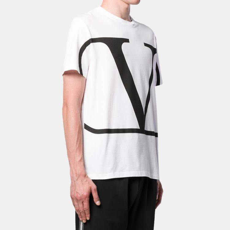 Valentino White VLOGO T-Shirt XS Valentino | TLC