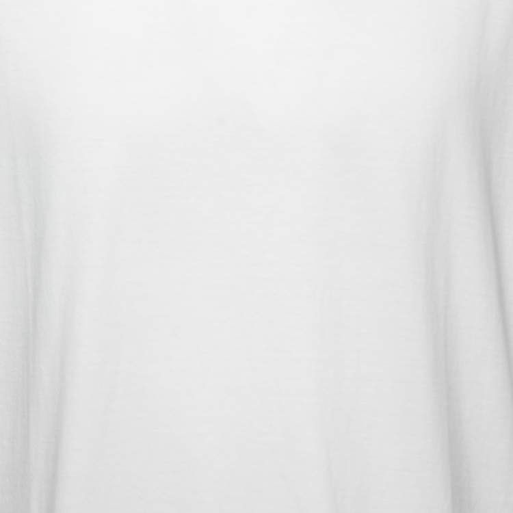 Pre Owned Valentino White Cotton Crew Neck T-Shirt L