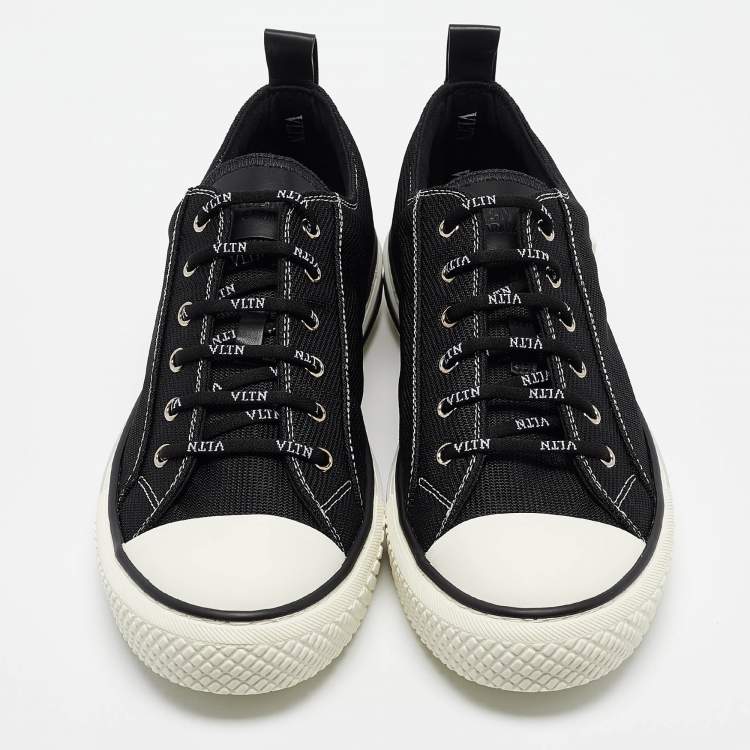 مملوكة مسبقًا Valentino Black Mesh Giggies Sneakers Size 41