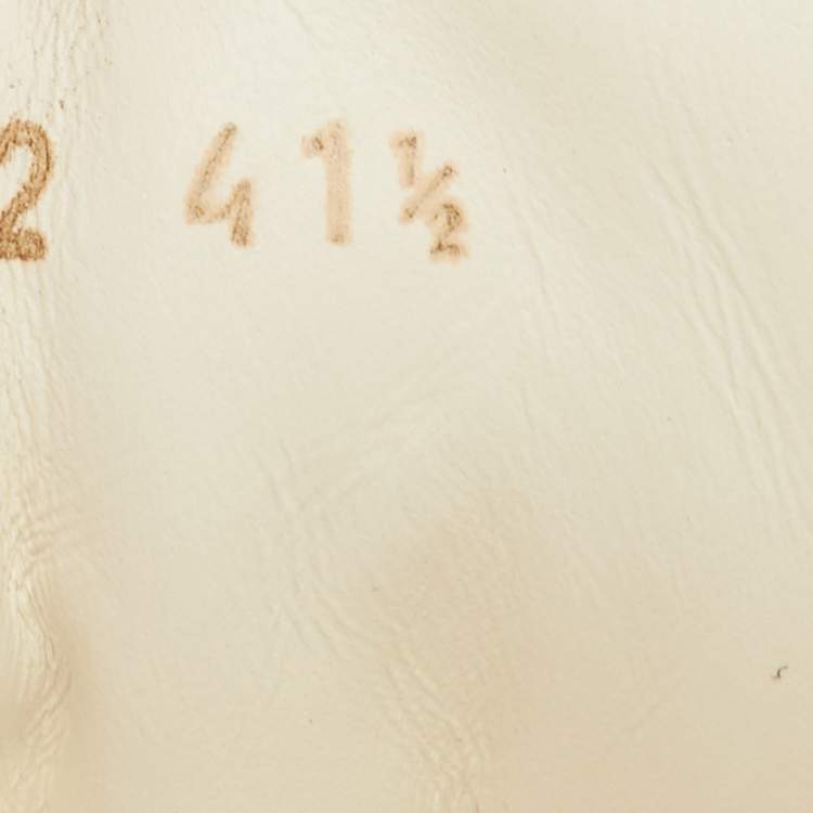 Pre Owned Valentino One Stud XL Size 41.5 Grey/White Suede and Leather Low Top Sneakers