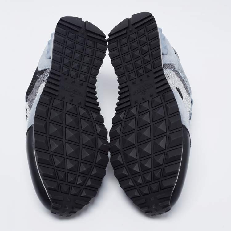 مملوكة مسبقًا Valentino Multicolor Mesh And Leather Rockrunner Sneakers Size 40