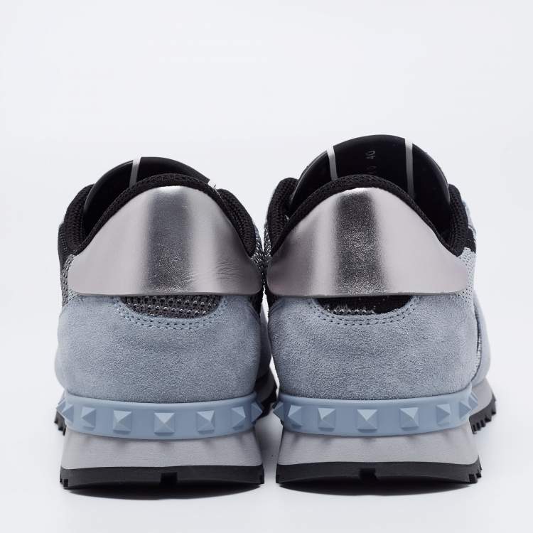 مملوكة مسبقًا Valentino Multicolor Mesh And Leather Rockrunner Sneakers Size 40