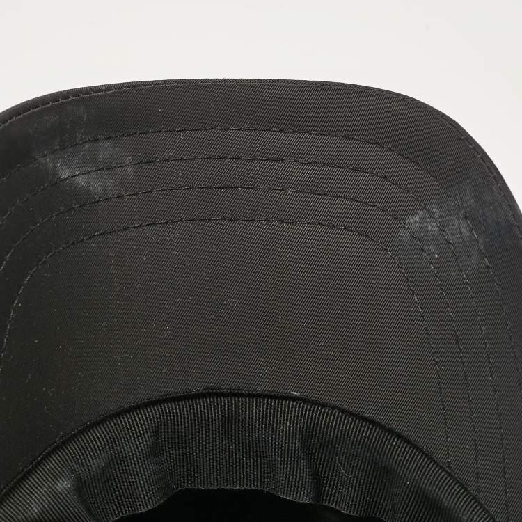 Pre Owned Valentino Black V-Logo Baseball Cap S