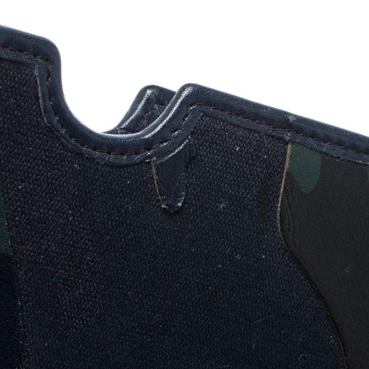 Pre Owned Valentino Camo Leather iPad 2 Case Holder