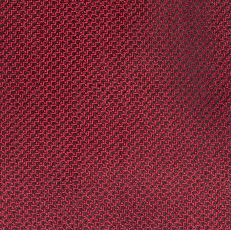 Pre Owned Valentino Dark Red Jacquard Silk Tie