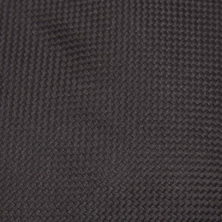 Pre Owned Valentino Black Check Pattern Silk Tie
