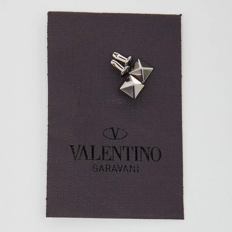 Pre Owned Valentino Neon Orange Leather VLTN Document Case