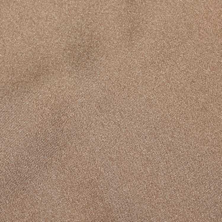 Pre Owned Valentino Light Brown Silk Tie