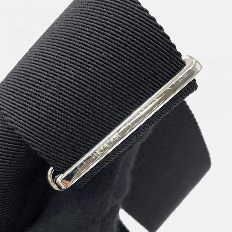 Pre Owned Valentino Garavani Cross Body Bag Black Leather