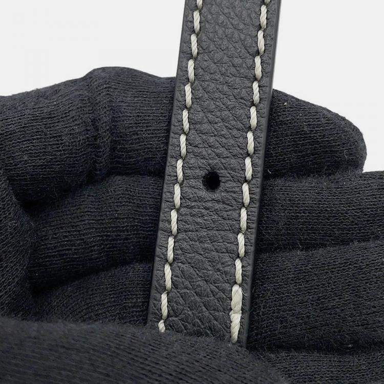 Pre Owned Valentino Garavani Antibes Medium Tote Black Calf Leather Size Medium