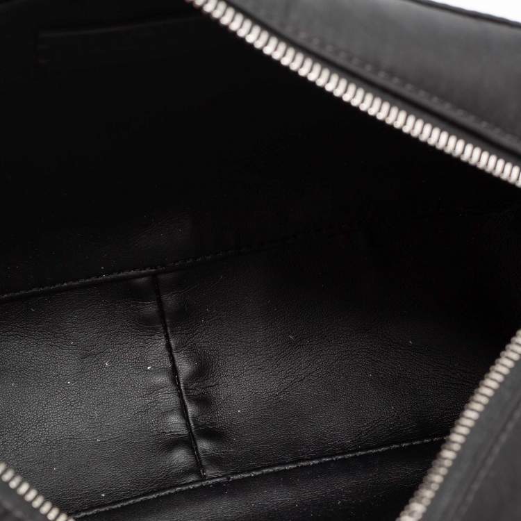 Pre Owned Valentino Black Nylon and Leather VLogo Belt Bag