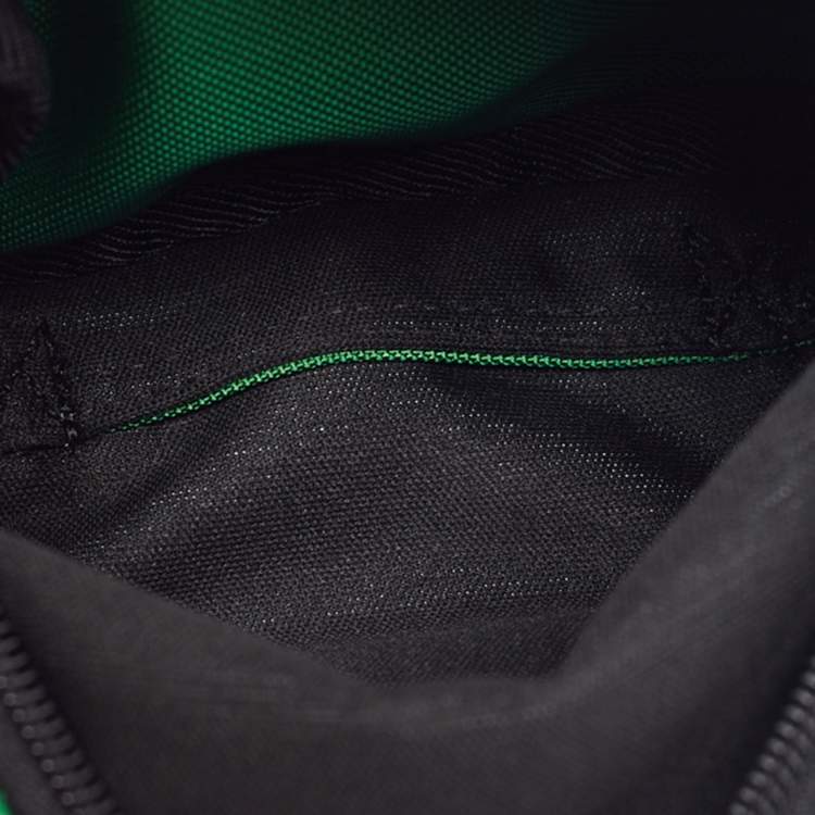 Pre Owned Valentino Green Nylon Mini VLTN Backpack